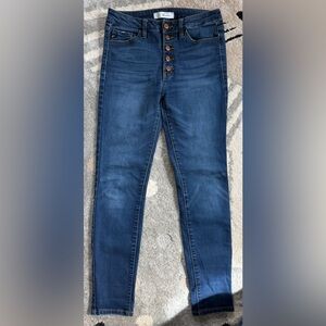 Women’s KanCan Button Fly High Rise Skinny Jeans size 9/28